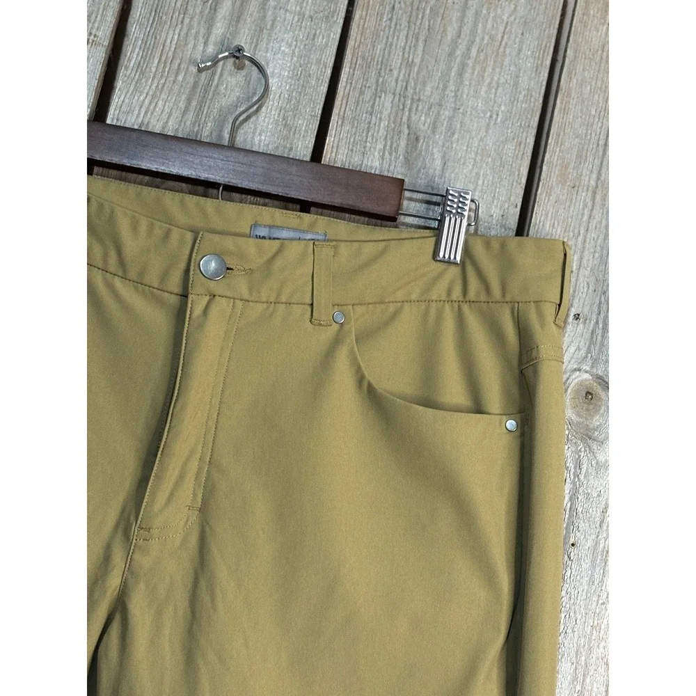 VRST Mens‎ Limitless 5-Pocket Slim Fit Pants Tan Khaki 34x32 MAX200445